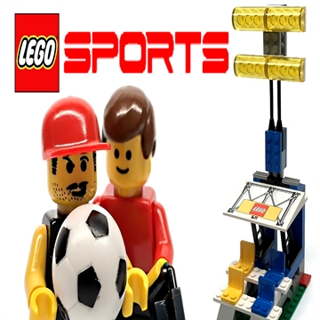 Grandstand with Lights LEGO 3402
